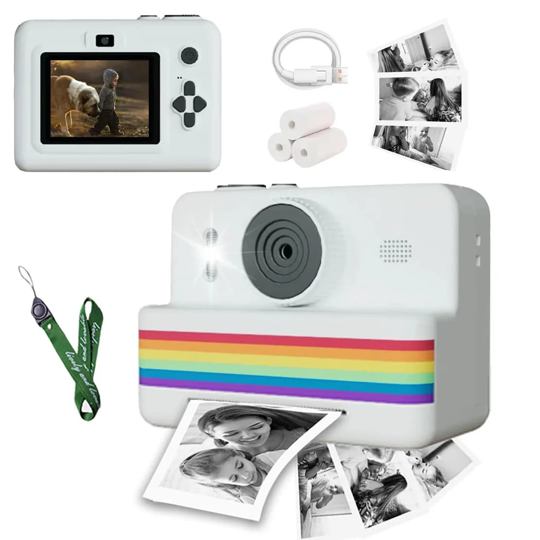 Kids Instant Print Camera with HD Video