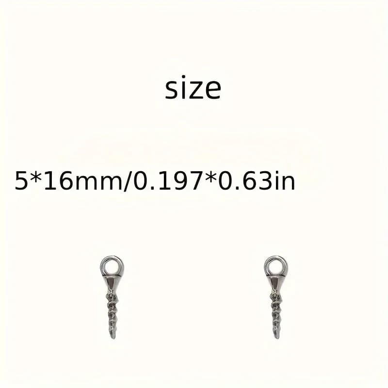 Mini Metal Screws Assortment, 100 Pack
