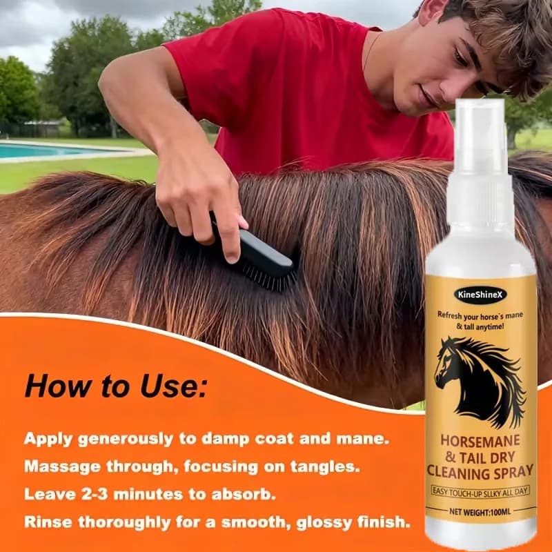 Horse Detangling and Mane Tail Spray