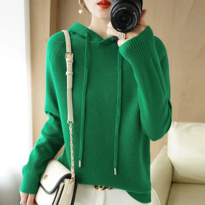 Women's Hooded Pullover Sweatshirt