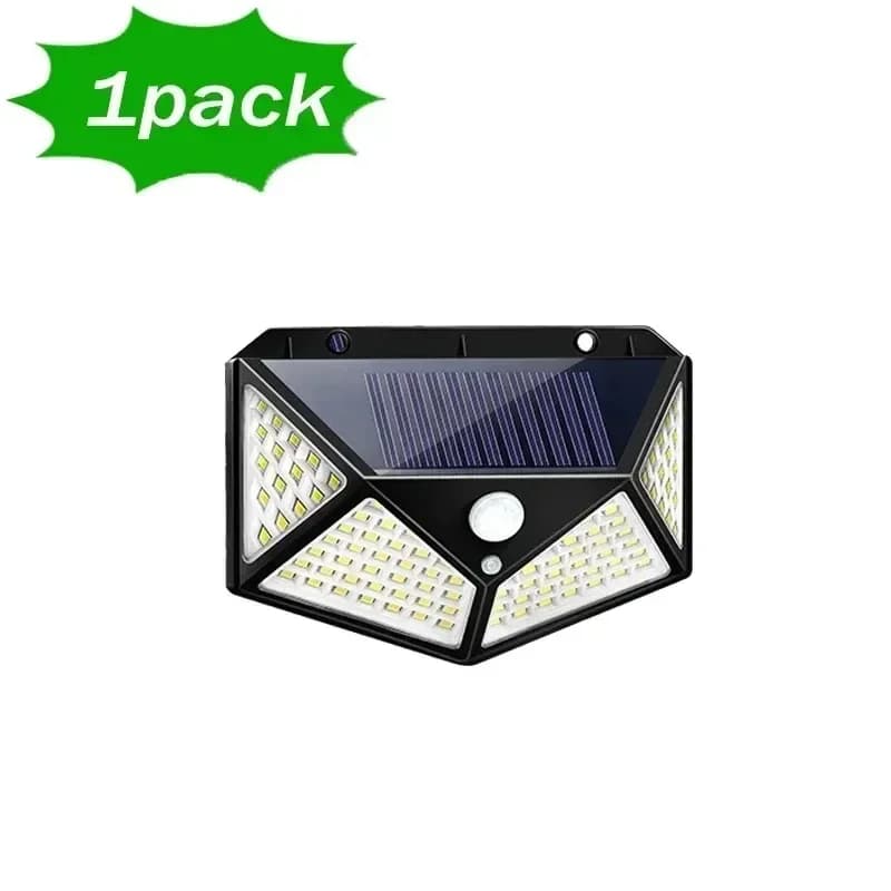Solar Motion Sensor Garden Light with 100 LEDs