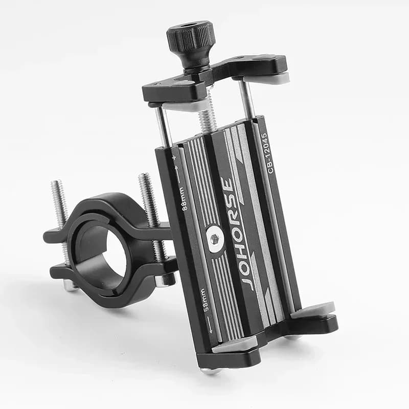 Bike Phone Mount Holder Aluminum Motorcycle Phone Holder Mount with 360° Rotation for iPhone 16 17 15 14 Pro Max Samsung S26 S25