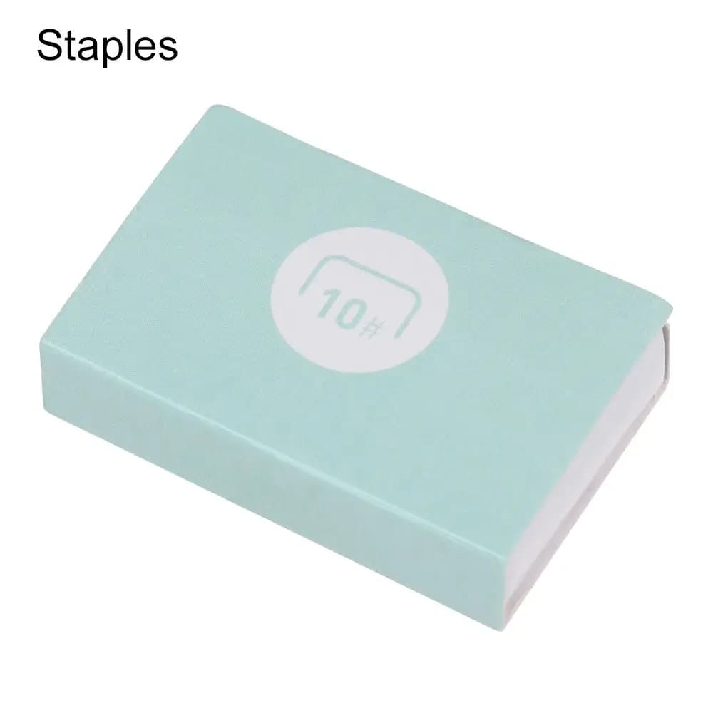 Mini Stapler with Document Clips and Paper Clips Set