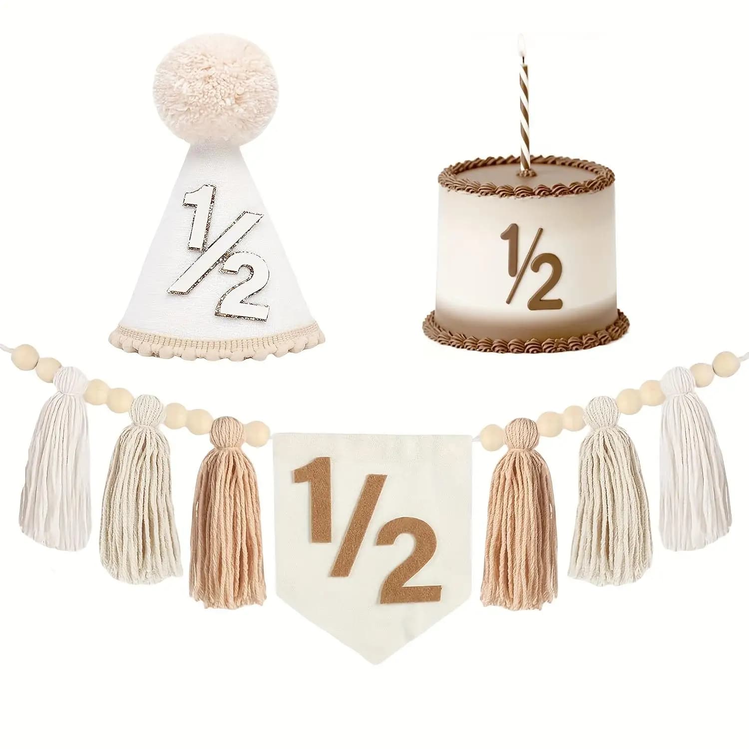 Half-Year Birthday Tassel Garland Set