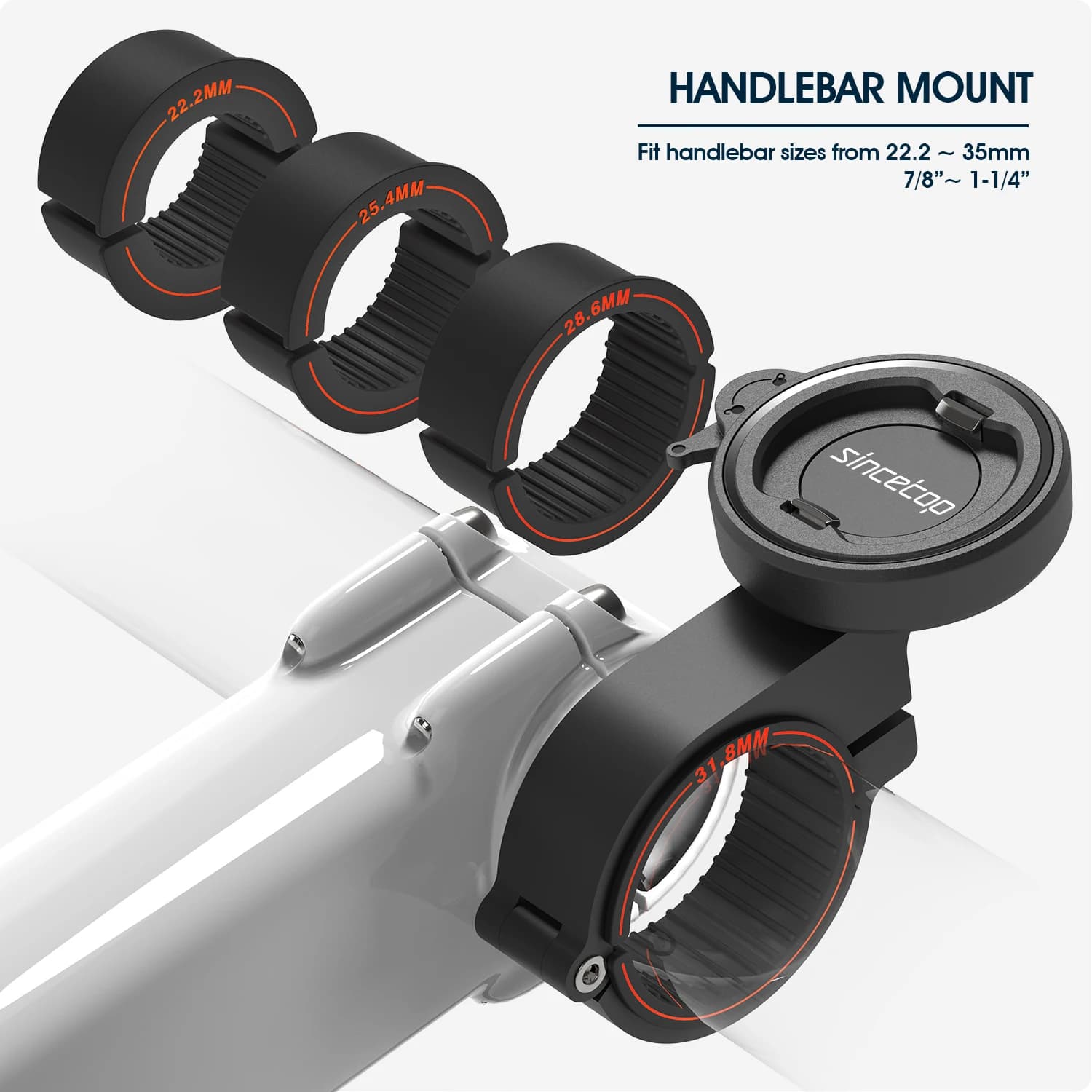 Bike Phone Holder, Motorcycle Handlebar Phone Mount,Quick Lock & Release Mountain/Road Bicycle/MTB/Scooter/Electric Phone Stand