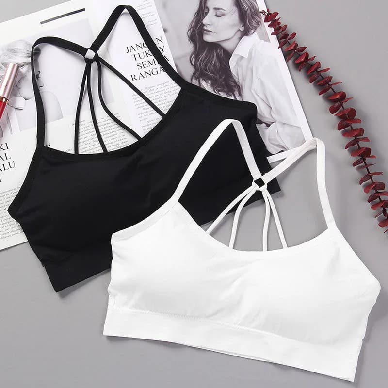 Women's 4-Pack Strappy Sports Bra