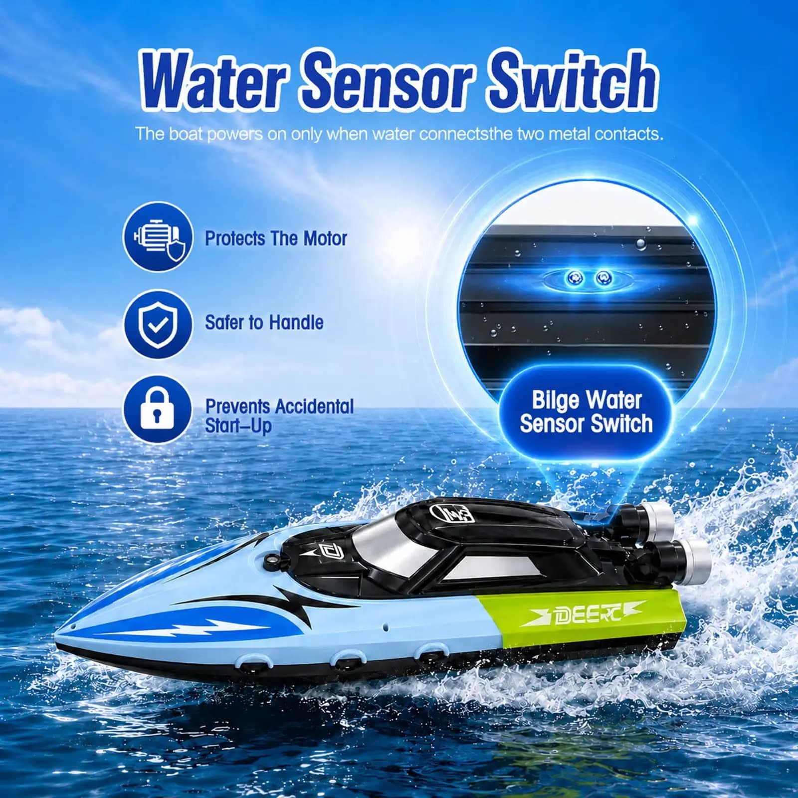 2.4GHz Remote Control Racing Speed Boat