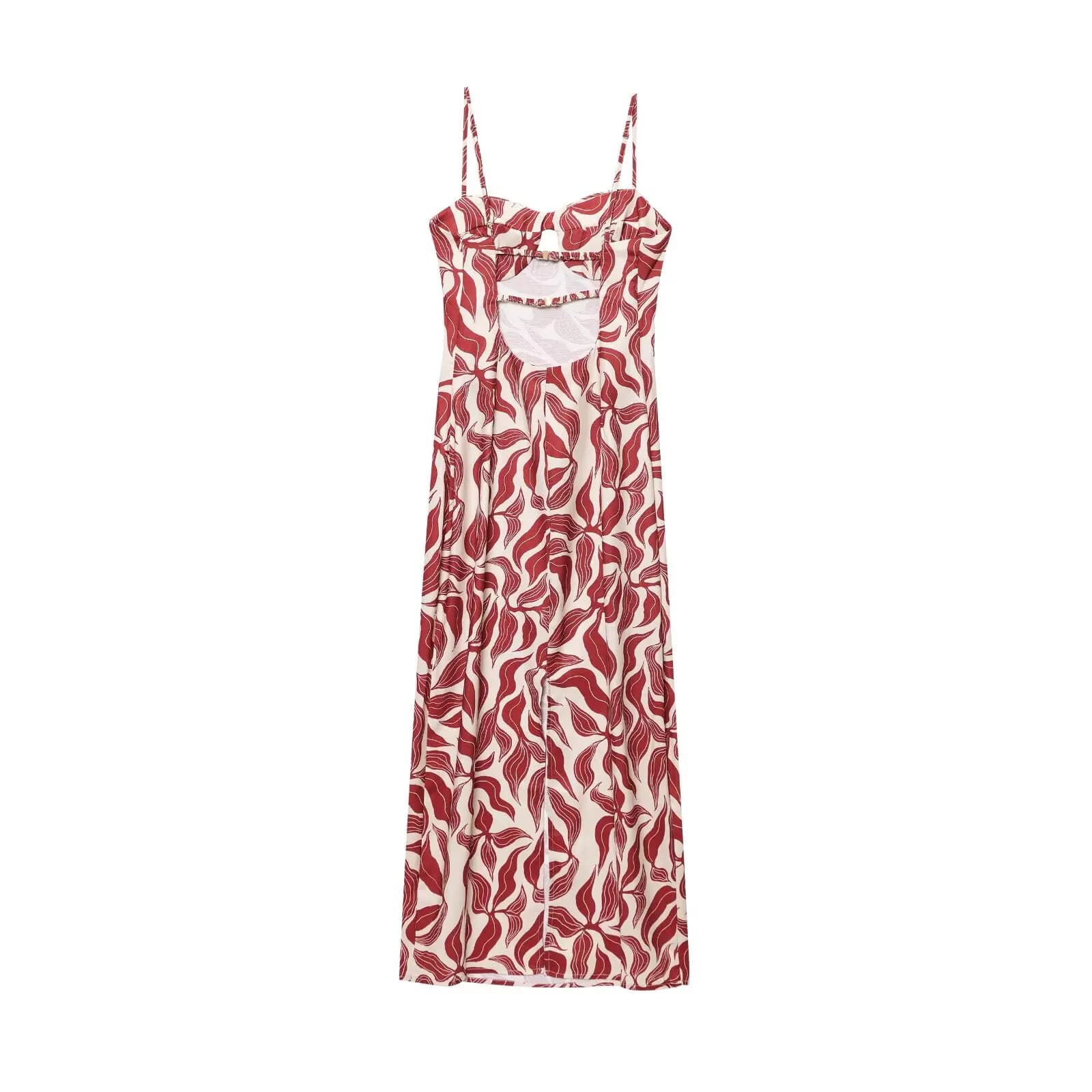 Women's Backless Floral Sundress