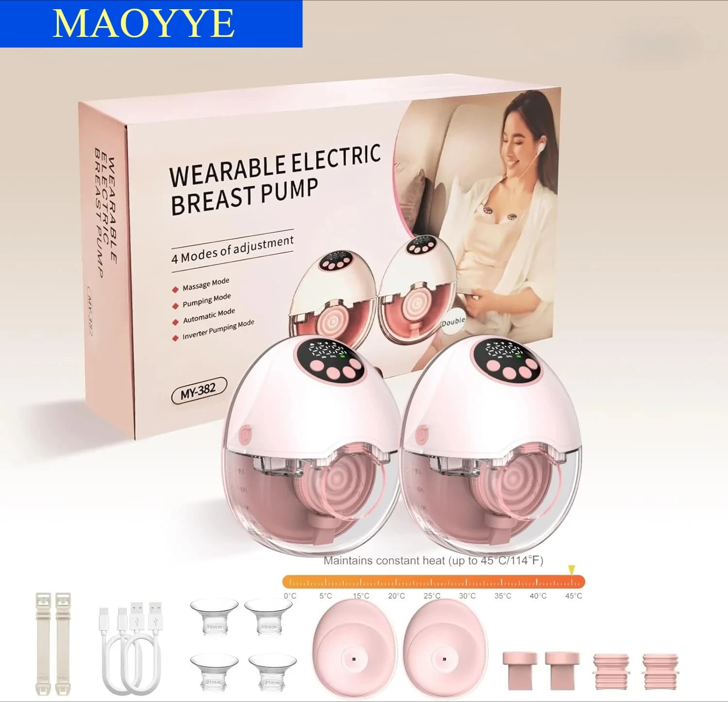 Wearable Electric Breast Pump