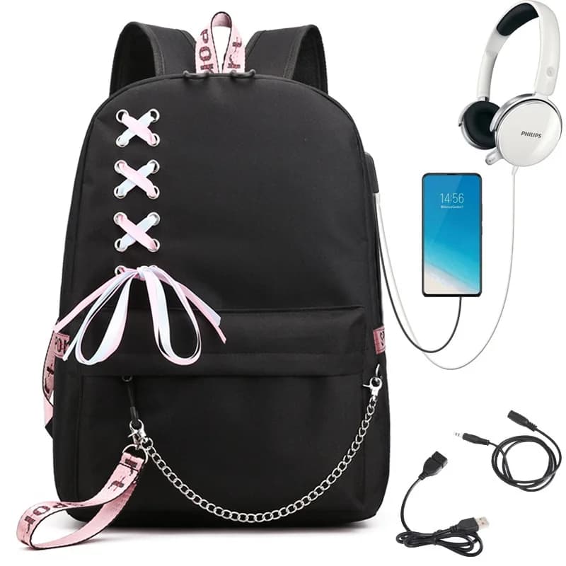 Laptop Backpack with USB Charging Port