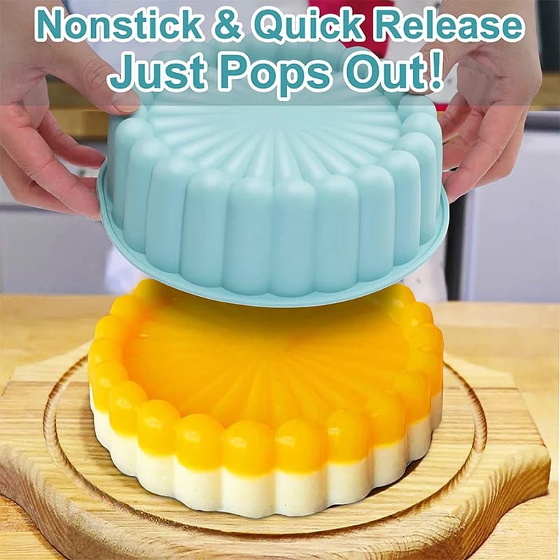 Round Non-Stick Silicone Baking Pan