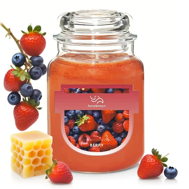Cedar Lavender Jasmine Berry Scented Candle