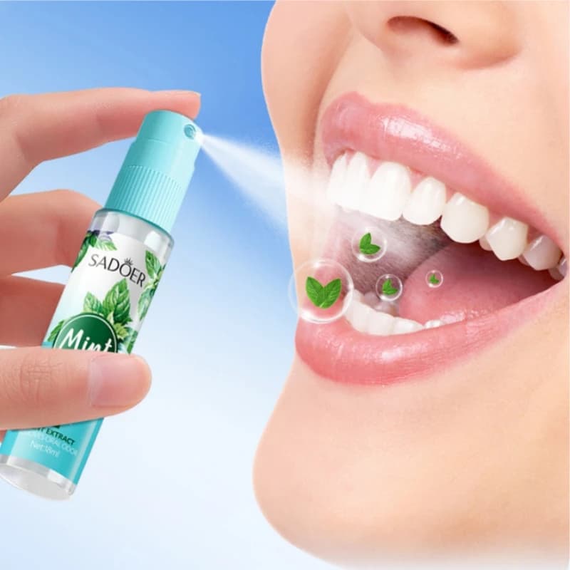 Mint and Peach Breath Freshening Spray