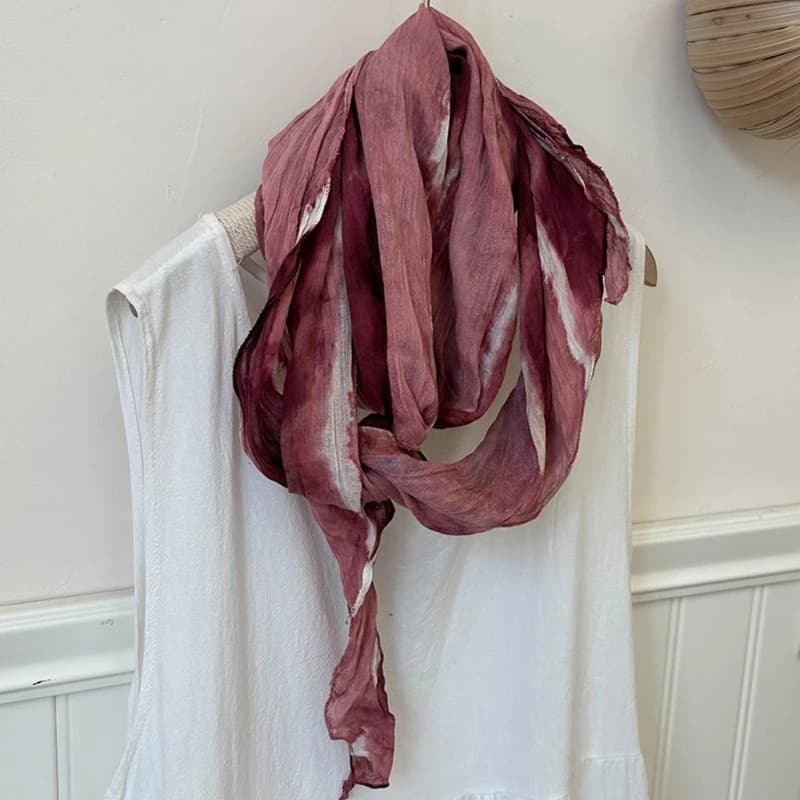 Lightweight Tie-Dye Neck Scarf Wrap