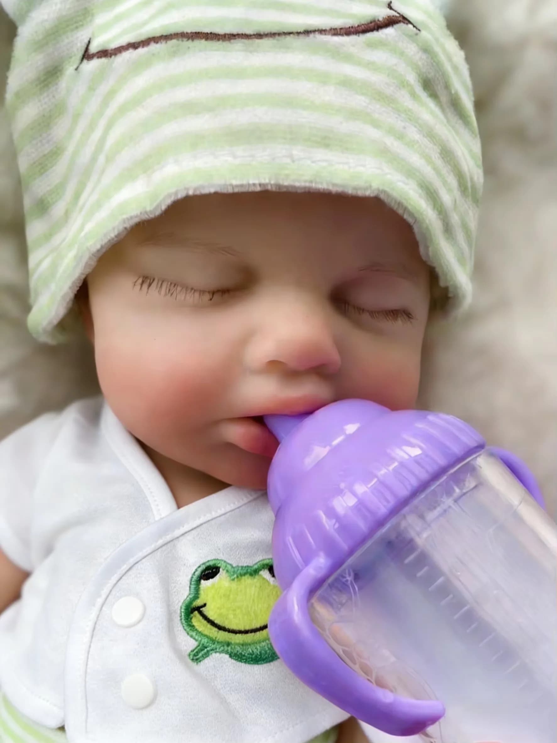 Loulou Reborn Baby Doll Full Body Soft Silicone