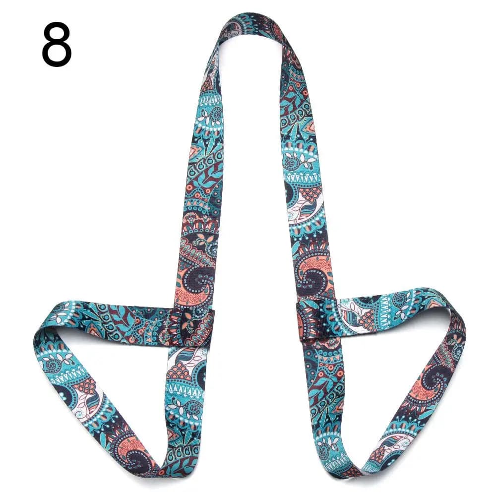 Fitness Adjustable Sports Accessories Yoga Belt Sport Sling Shoulder Yoga Mat Strap Belts Carry Straps