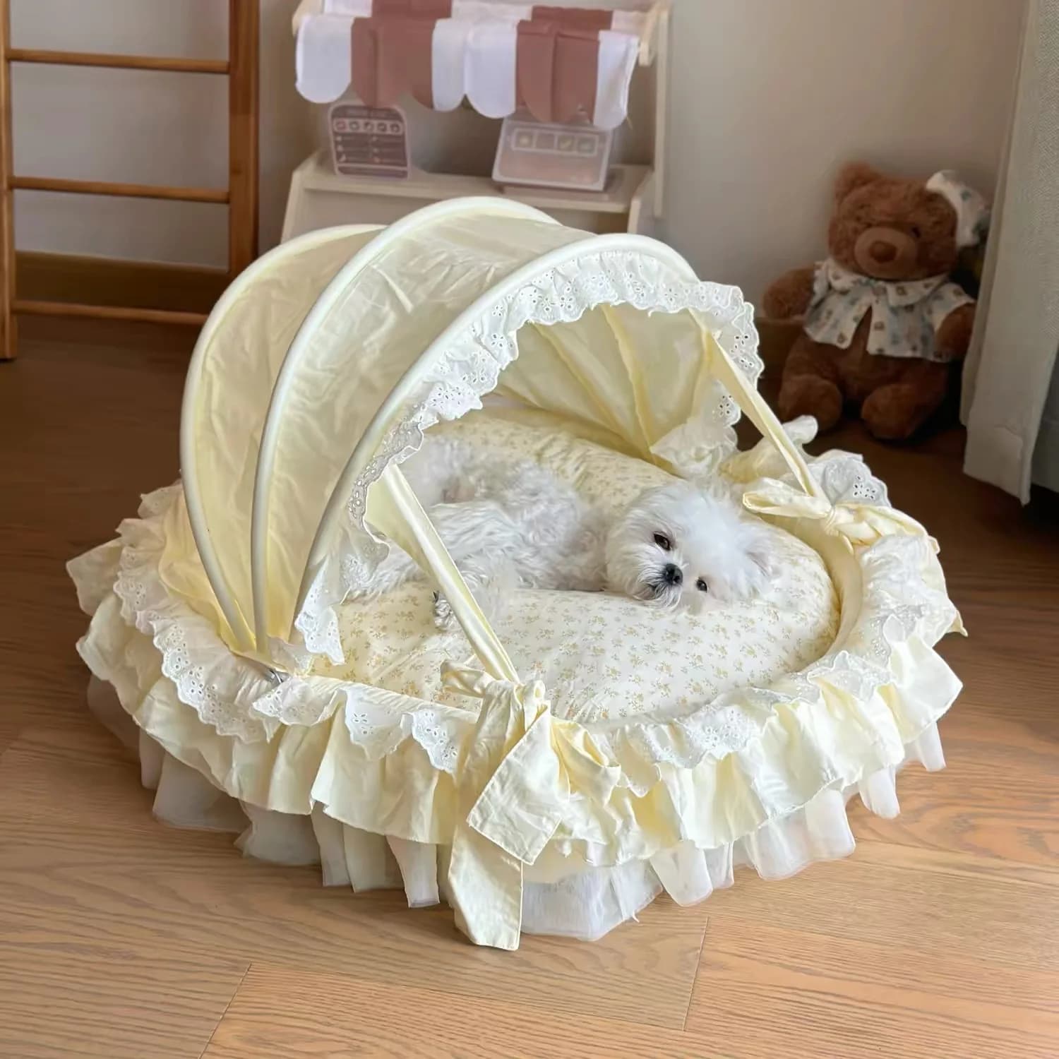Elevated Pet Bed for Small Dogs and Cats