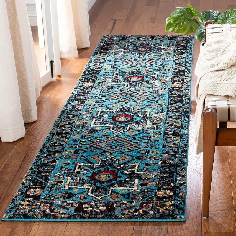 Persian Geometric Runner Rug