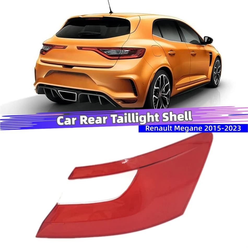For Renault Megane 2015 2016 2017 2018 2019 2020 2021 2022 2023 Accessories For Vehicles Car Taillight Cover Rear Shell Cover