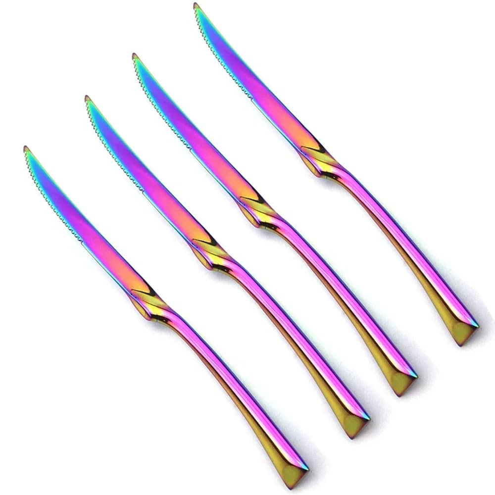 4-Piece Stainless Steel Dinner Knife Set