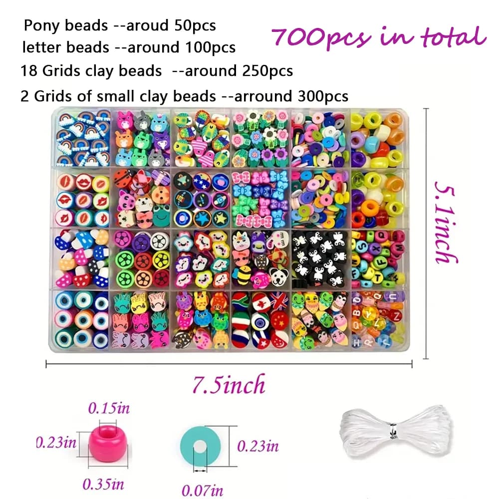 Jewelry Making Kit With 700 Beads