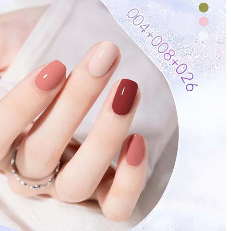 40-Color Water-Based Peel-Off Nail Polish Set