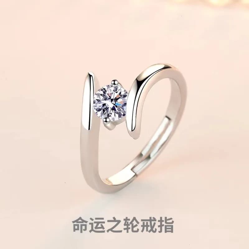 Sterling Silver Cubic Zirconia Ring