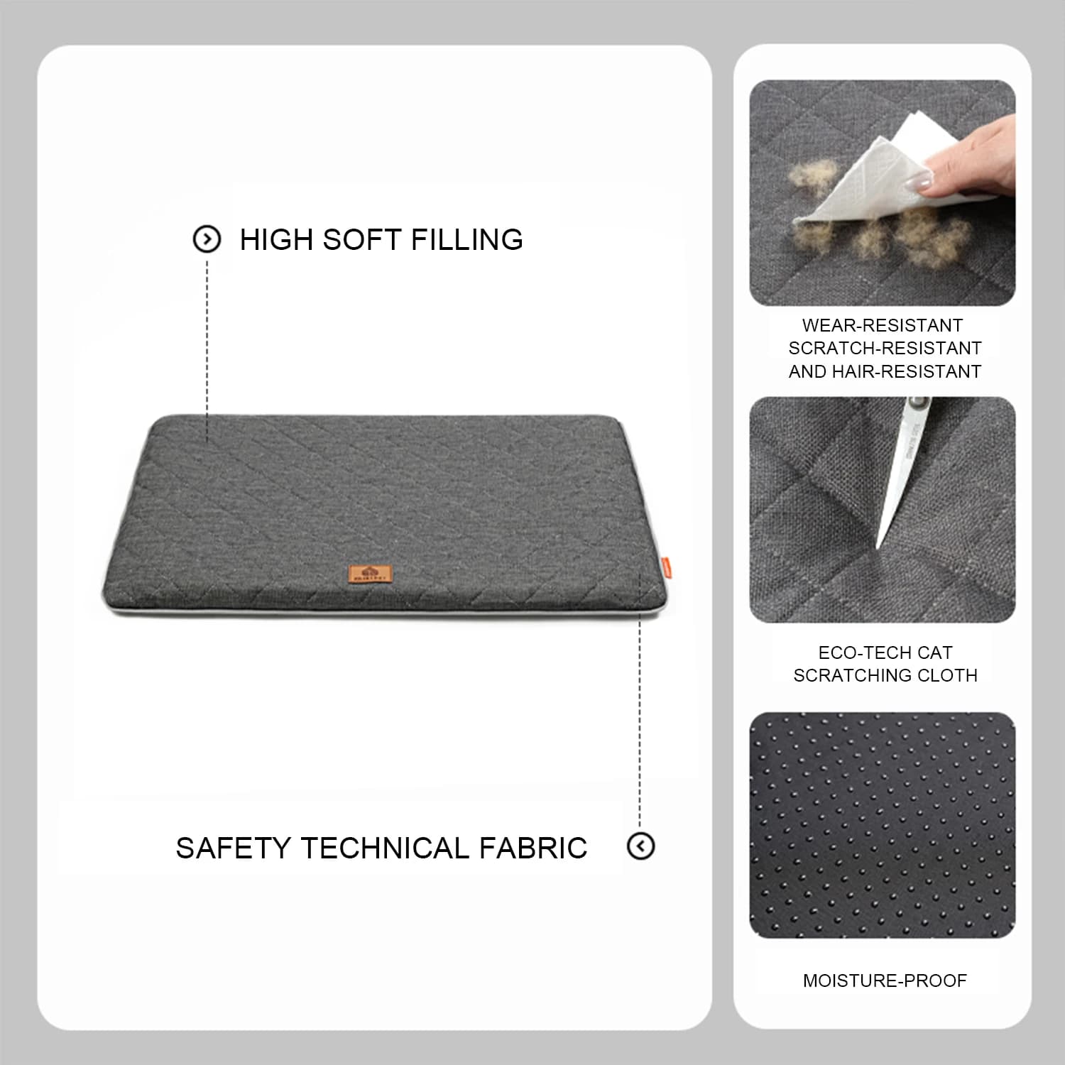 Winter Dog Bed Mat for Medium Large Dogs