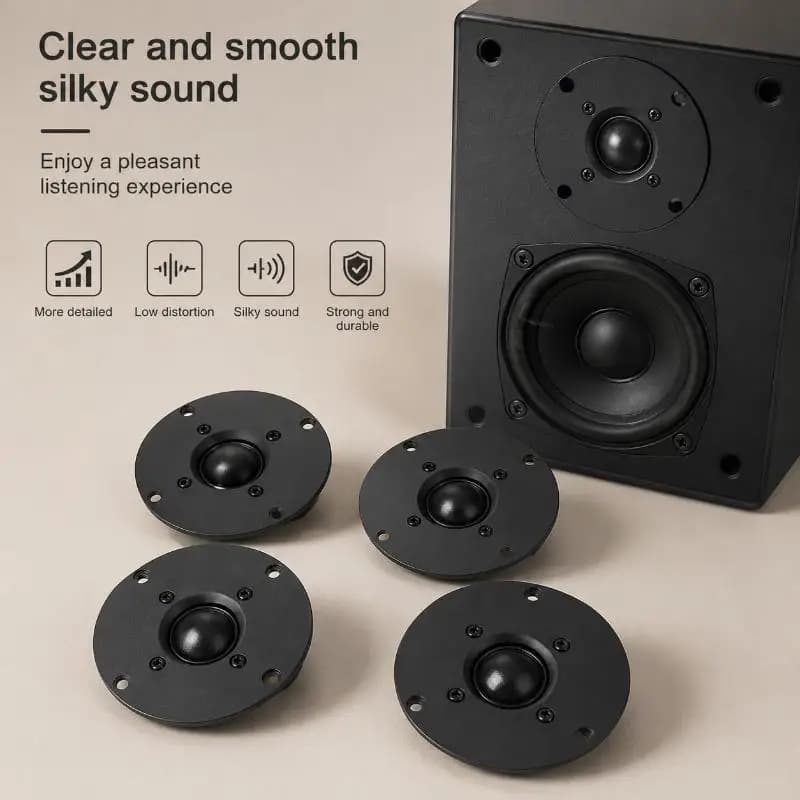 4 Inch Silk Dome Tweeter Speaker