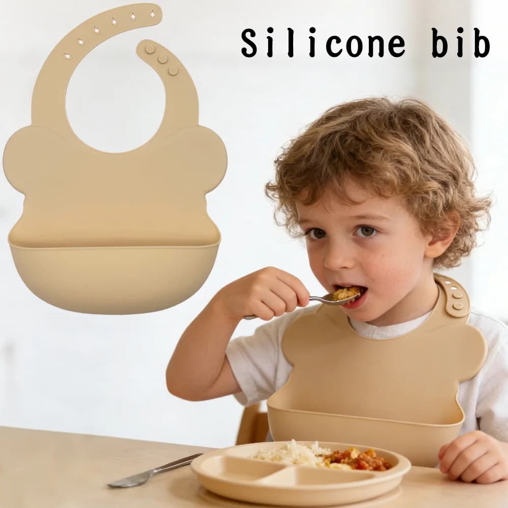 Personalized Waterproof Silicone Baby Bib