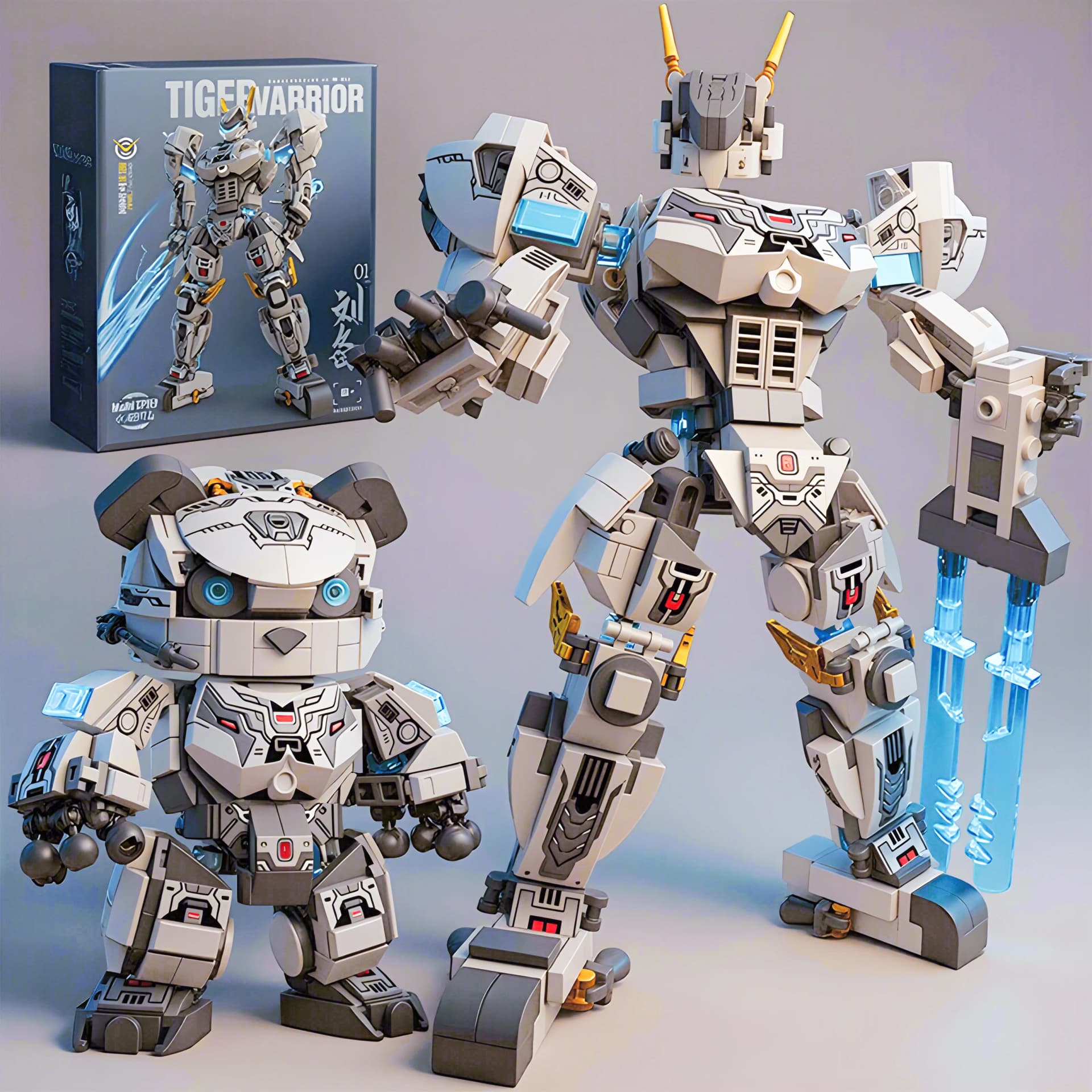 Deformable Robot Building Blocks Set