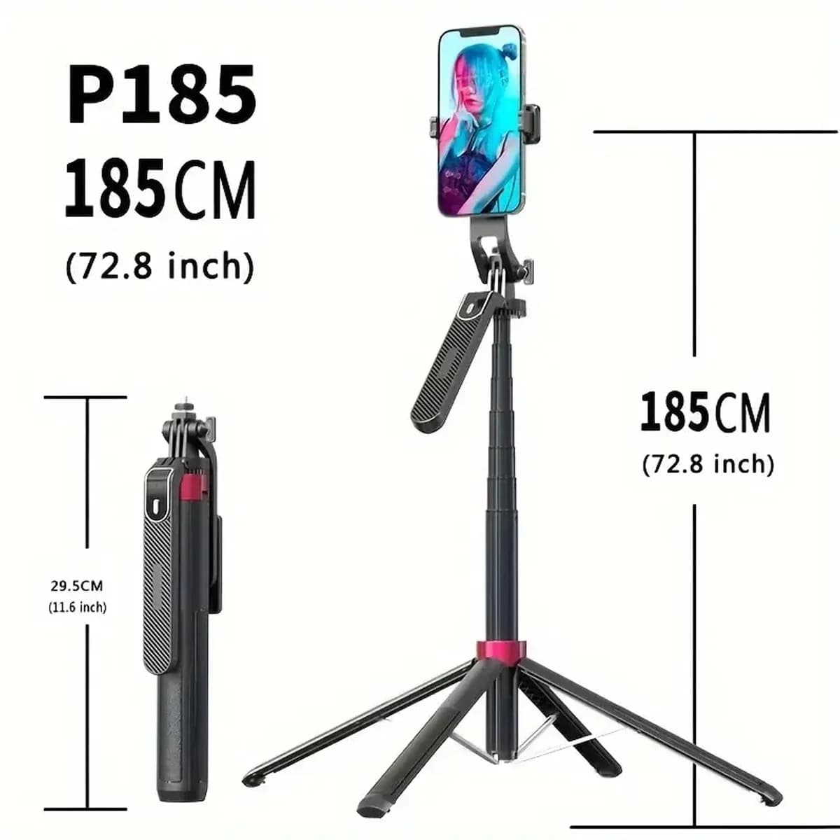 Portable Camera Tripod With Wireless Remote Control