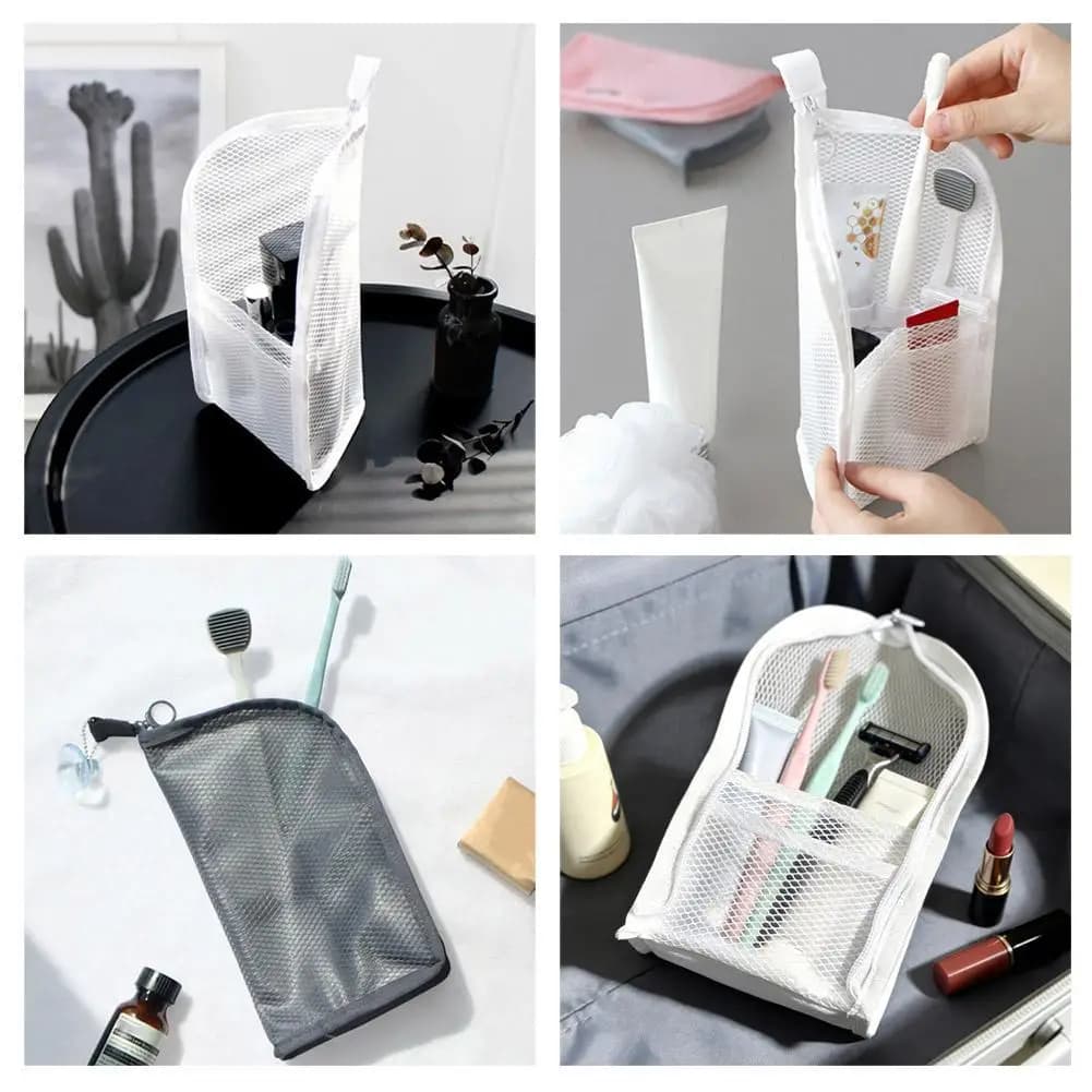 Toiletry Bag Women Travel Makeup Cosmetic Organizer Self Standing Foldable Waterproof EVA Lightweight Pouch Gift Girls