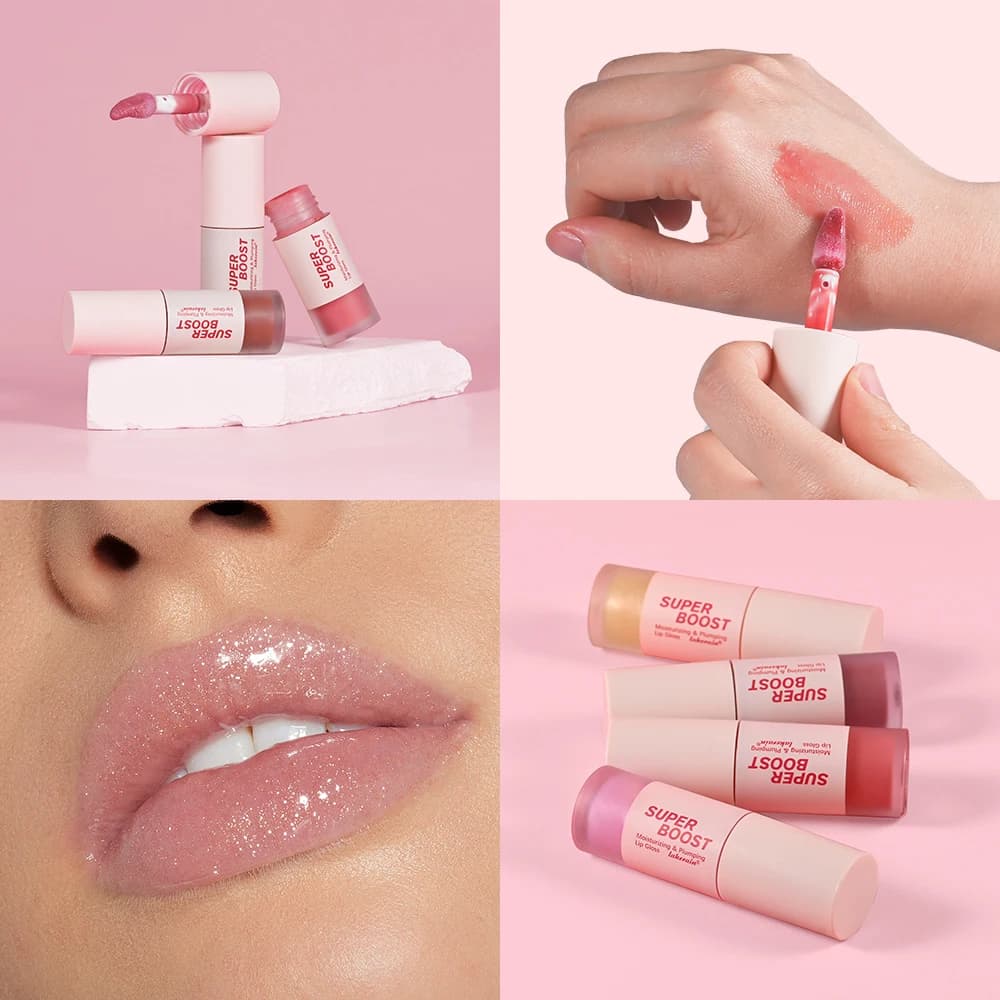 Plumping Lip Gloss Non-Sticky Boosted Mirror Shine And Volume Lip Skin Smooths Hydrating Moisturizing Lip Gloss Cosmetics