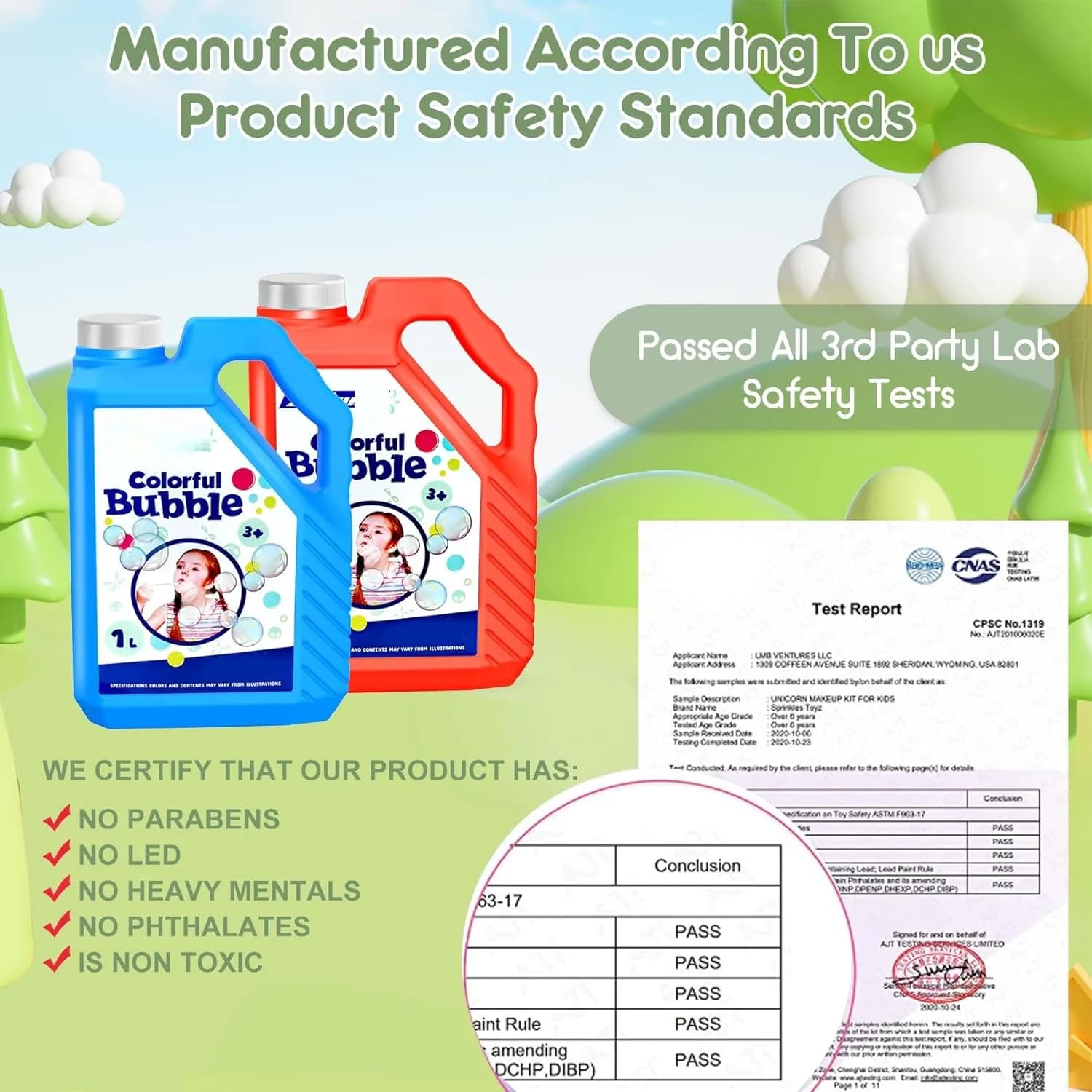 Concentrate Bubble Solution Refill