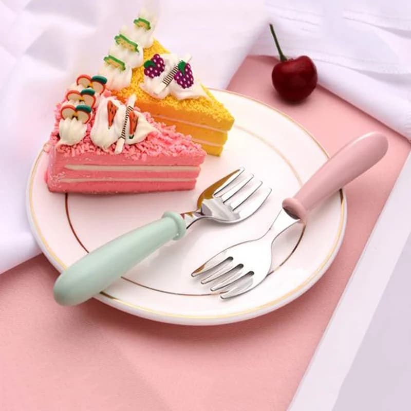 Kids Stainless Steel Cutlery Set with Spoons and Forks