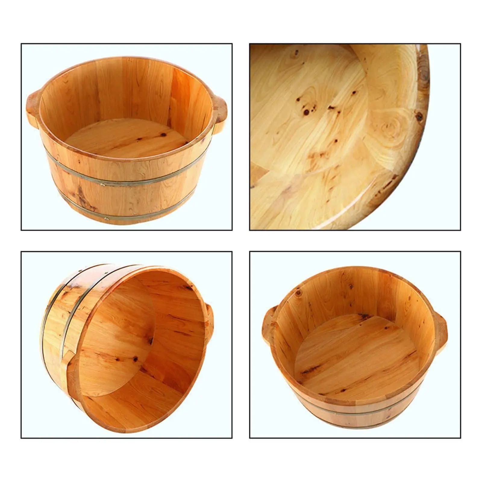 Wooden Foot Bath Soaking Tub