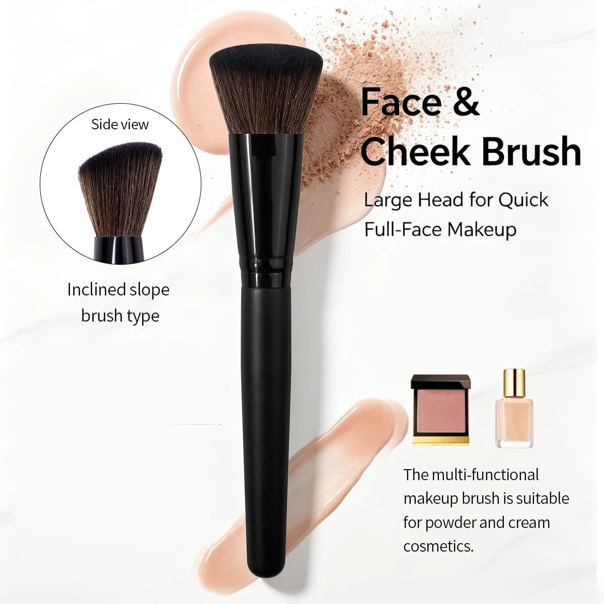 Makeup Brush Set With Soft Bristles