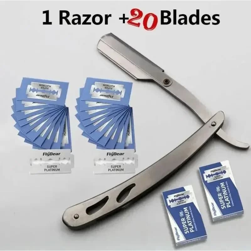 Stainless Steel Straight Razor Folding Blade