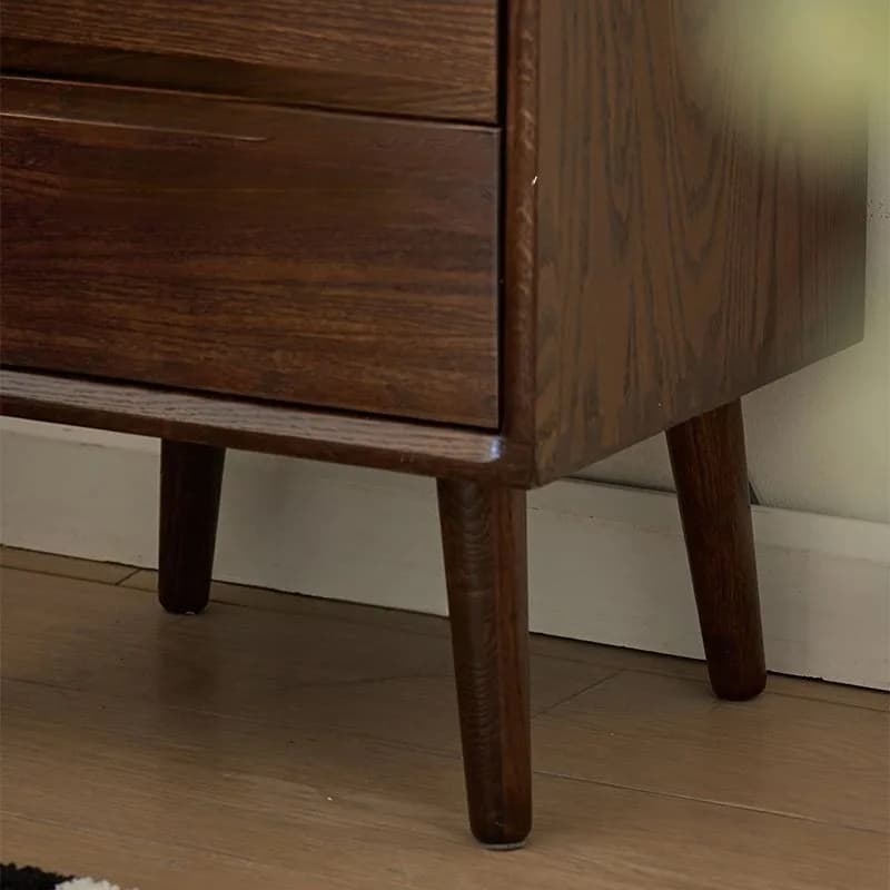 Wooden Bedside Tables Vintage Nightstands Luxury Bedroom Nightstand Aesthetic Side Bed Table with Drawers Storage Furniture