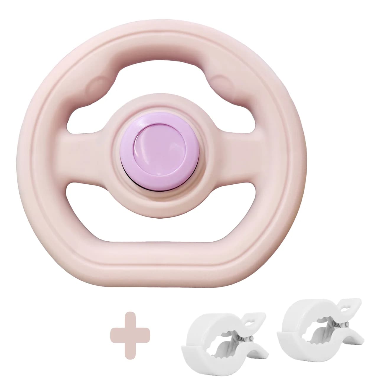 Baby Stroller Steering Wheel with Blanket Clips