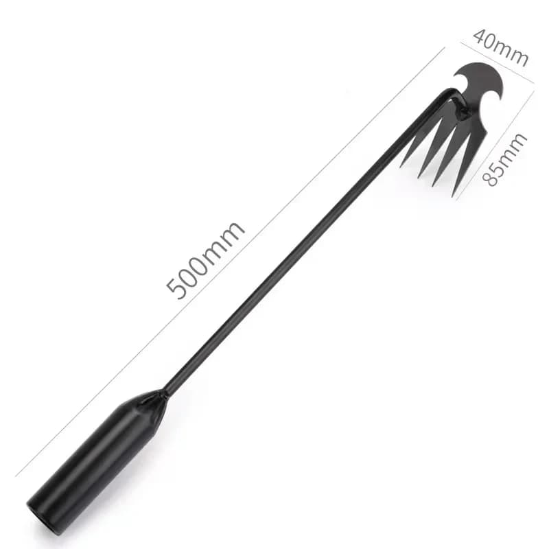 4-Tine Steel Garden Weeding Tool