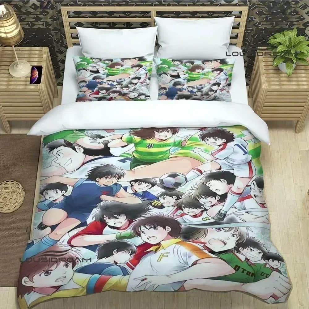 Captain Tsubasa Cartoon Bedding Set