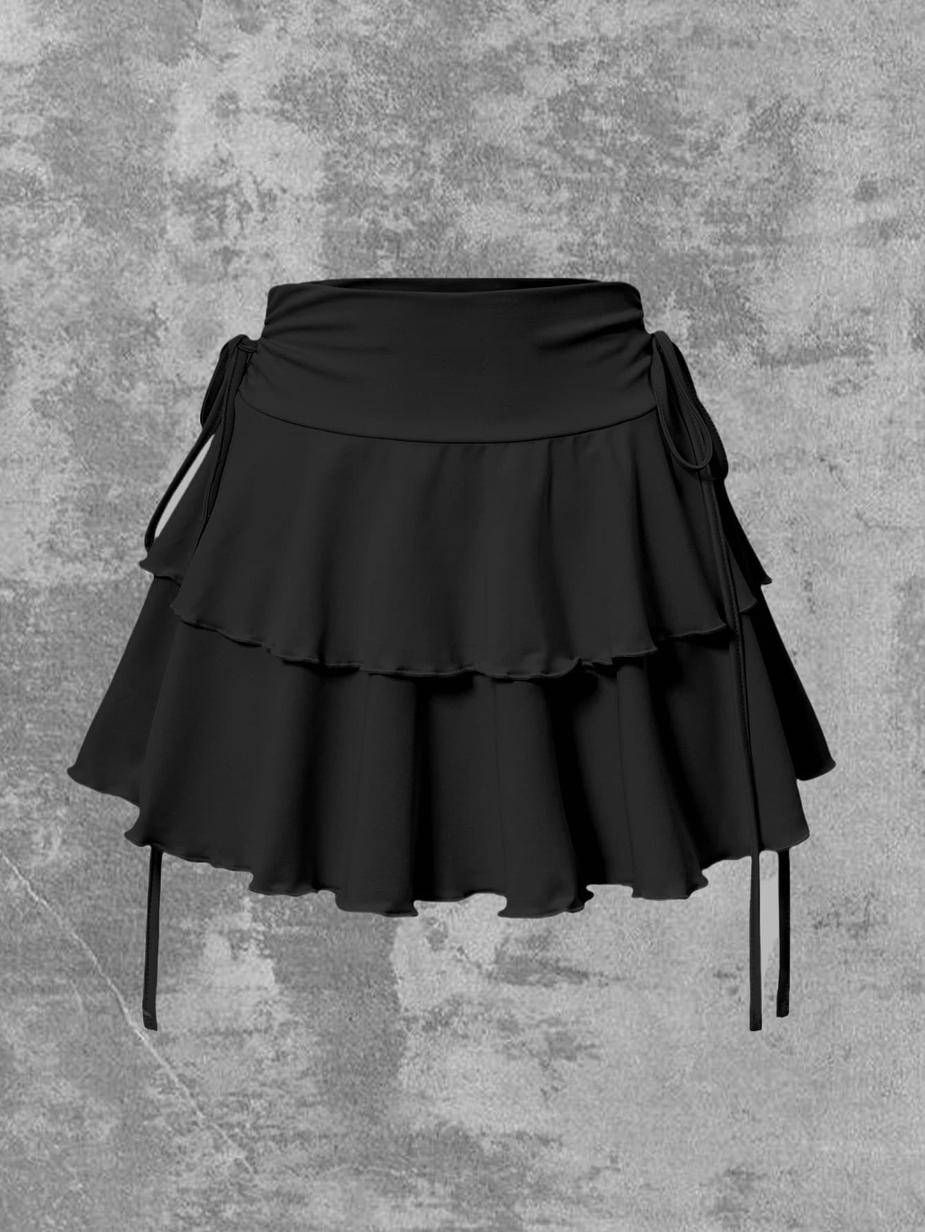 Women's Solid High Waist Slim Fit Summer Skirt