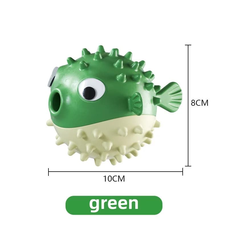 Bouncing Fish Treat Dispenser Dog Toy