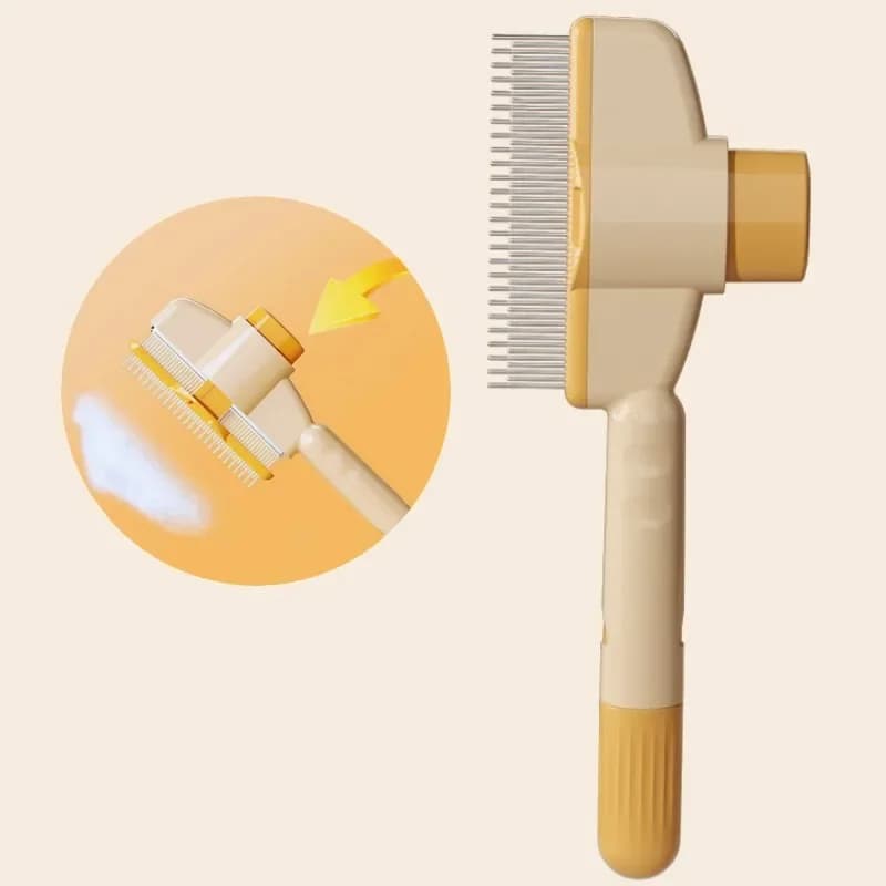 Self-Cleaning Dog and Cat Hair Removal Comb
