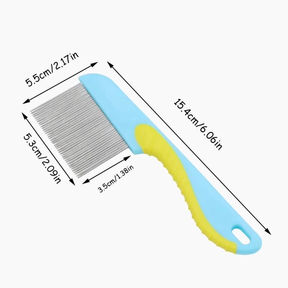 Pet Flea Comb with Long Teeth