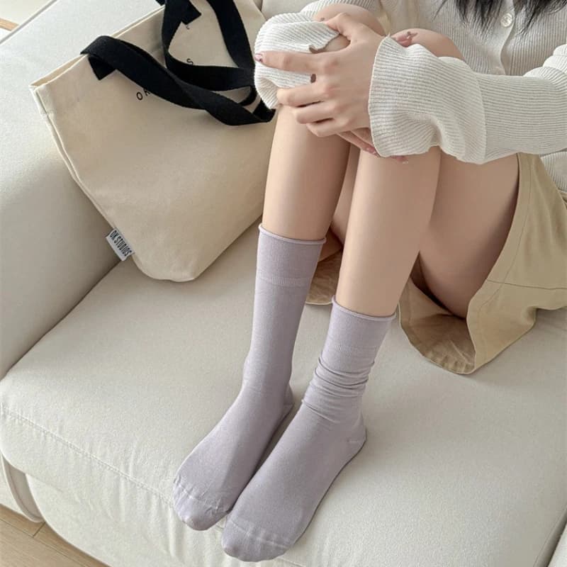 Women's Breathable Cotton Long Socks
