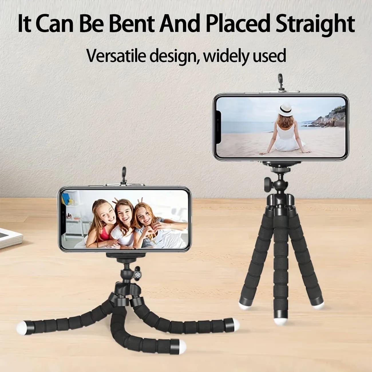Universal Phone Tripod Mount with Bluetooth Remote
