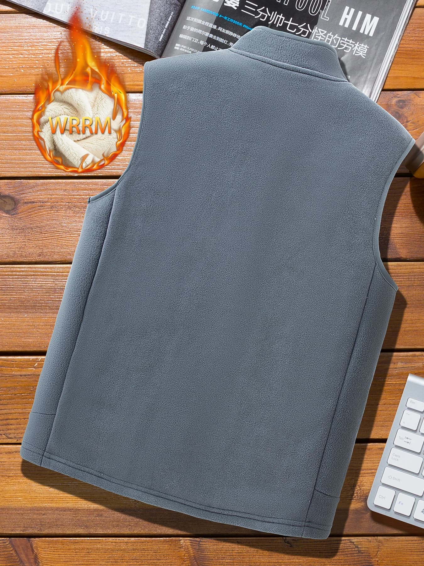 Men's Fleece Lined Vest Jacket